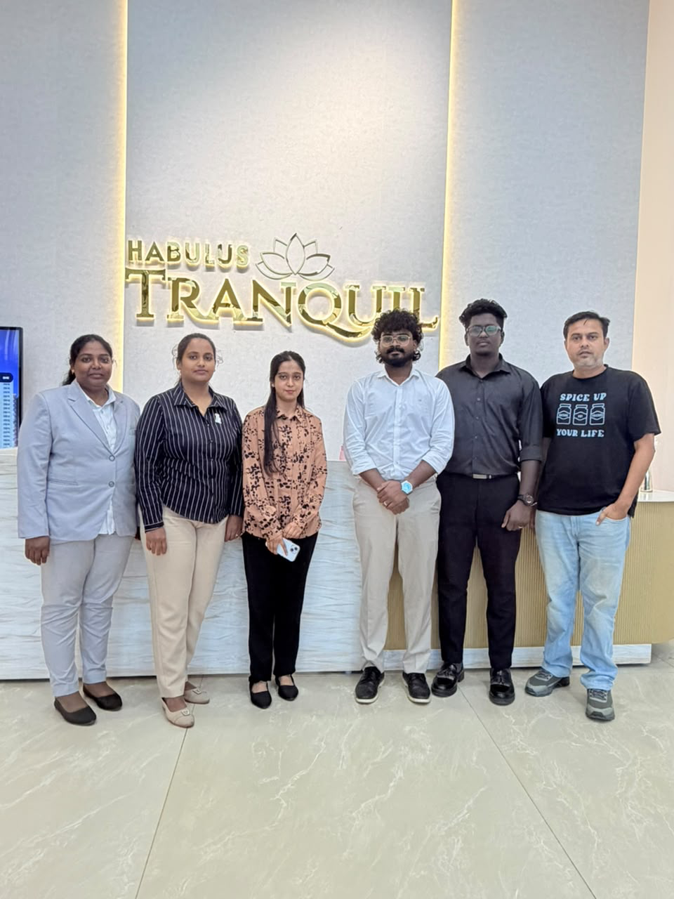 Signature Realty pre-sales team at the Habulus Tranquil experience centre